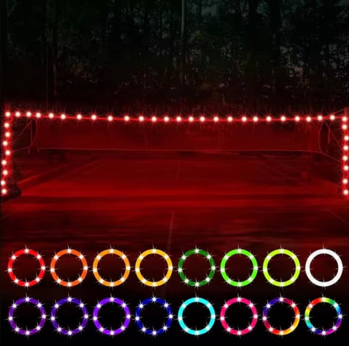 LED net light strip from the After Hours Glow Kit